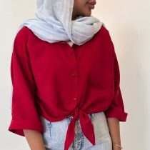 شومیز کراپ گره ای